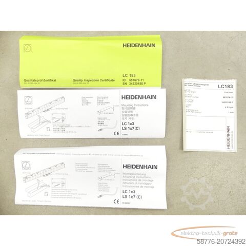 Heidenhain component Heidenhain LC 183 10nm ML 1140mm ID 557679-11 SN34320188P + Lesekopf  - ungebr.