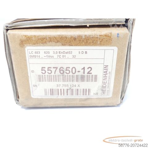 Heidenhain component Heidenhain LC 483 ML 620 Id. 557 650-12 SN:37755124X + AE LC 4x3 - ungebr.! -