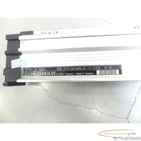 Componente Heidenhain Heidenhain LS 106C ML 2640 295 712-33 SN7486068C + AE LS 106C  m. 6 Mo. Gwl.!