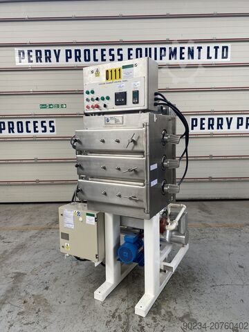 8 Sq. Foot, 3 Shelves Calmic Eurovent Stainless Steel Vacuum Shelf Dryer  8 Sq. Foot