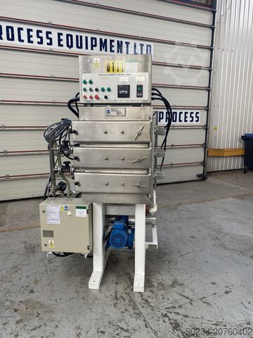 8 Sq. Foot, 3 Shelves Calmic Eurovent Stainless Steel Vacuum Shelf Dryer  8 Sq. Foot