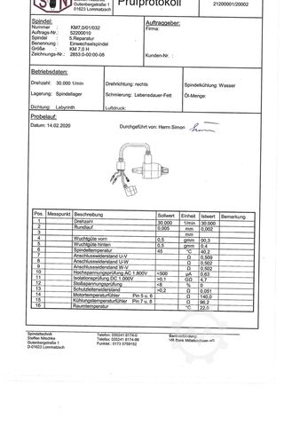 Pemegang tempat Hauser KM 7.0/V/0059