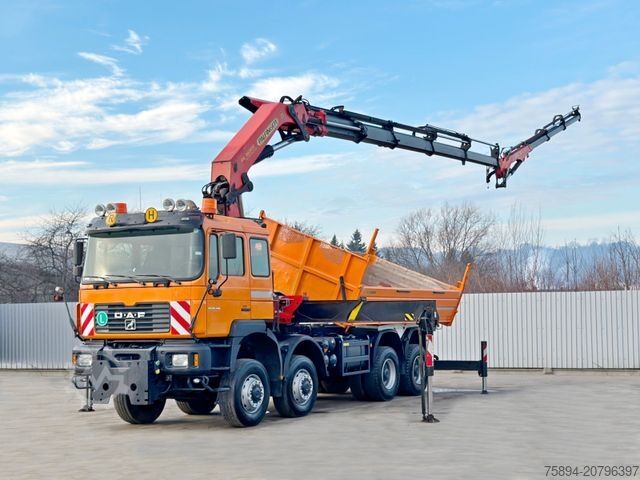 Kipper LKW MAN 35.414 * PALFINGER PK 36002 +FUNK / 8x6