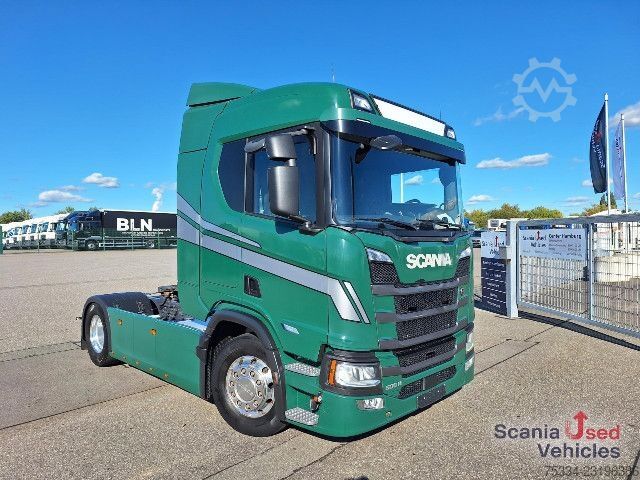 Standard tractor unit Scania R 500 A4x2NA,LED Leuchtschild,Alufelgen,Seitenverk