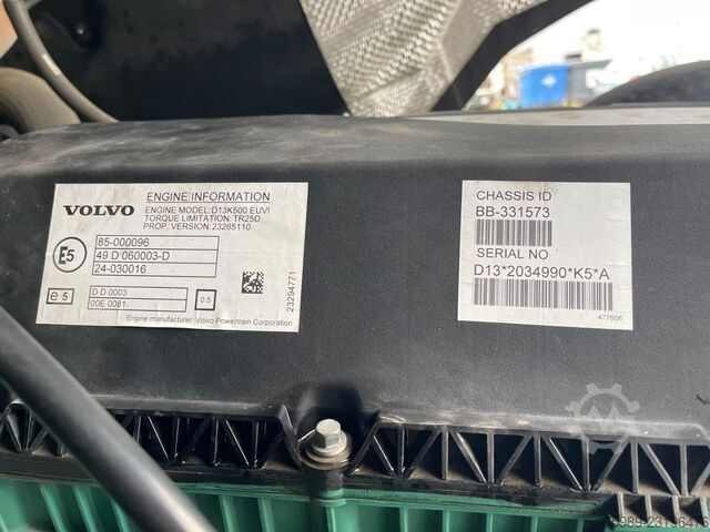 Volvo FH 500 YV2RT40A3MB331573, ретардер, Euro 6D, P-Cool, 2x резервоар за гориво, хладилен агрегат  Volvo FH 500 YV2RT40A3MB331573 RETARDER, EURO 6D, P-C...