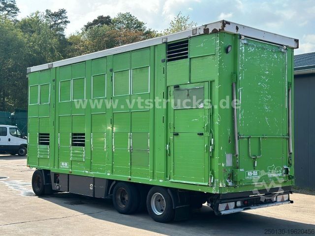Horse transport trailer Fiege Tec AT 24/80 3.Stock Viehanhänger,Hubdach