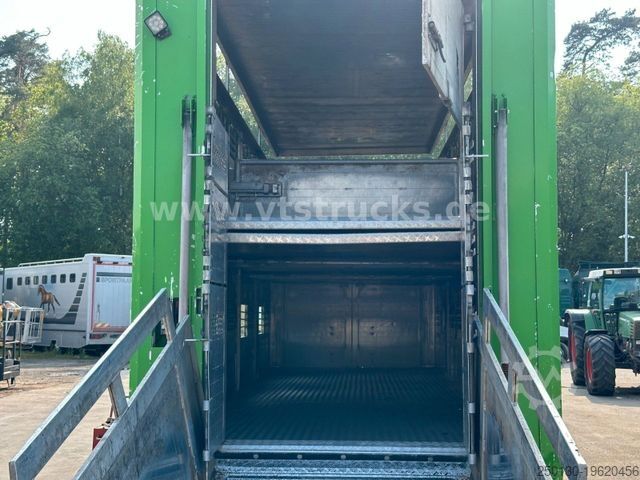 Horse transport trailer Fiege Tec AT 24/80 3.Stock Viehanhänger,Hubdach