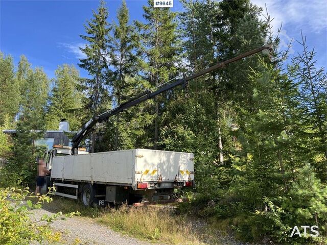 Nosturiauto Volvo FL 614 4X2 Crane truck Repair object (VIDEO)