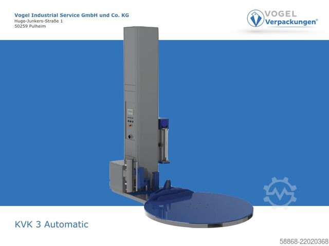 Envolvedora automática de palés con mando a distancia Vogel KVK 3 Automatik Anlegen/Abschneiden