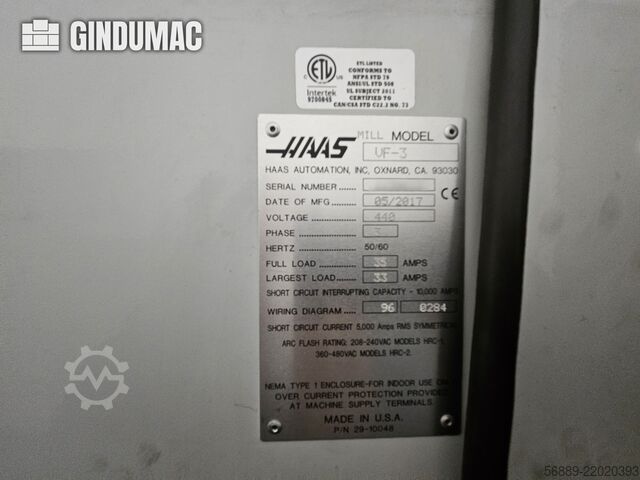 HAAS VF-3 HAAS VF-3
