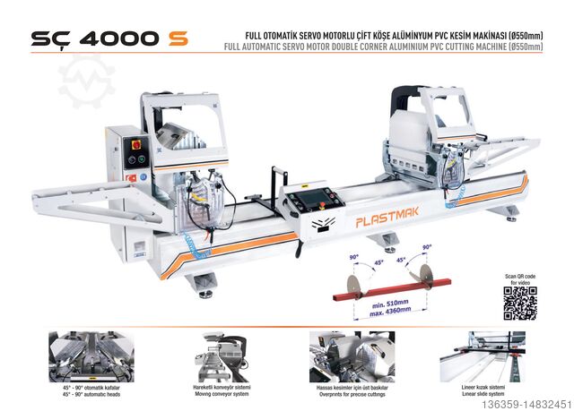 MÁQUINA CNC COMPLETA DE PROCESAMIENTO DE ALUMINIO Y PVC PLASTMAK PVC ALÜMİNYUM İŞLEME MAKİNELERİ FULL CNC ALÜMİNYUM & PVC İŞLEME SETİ