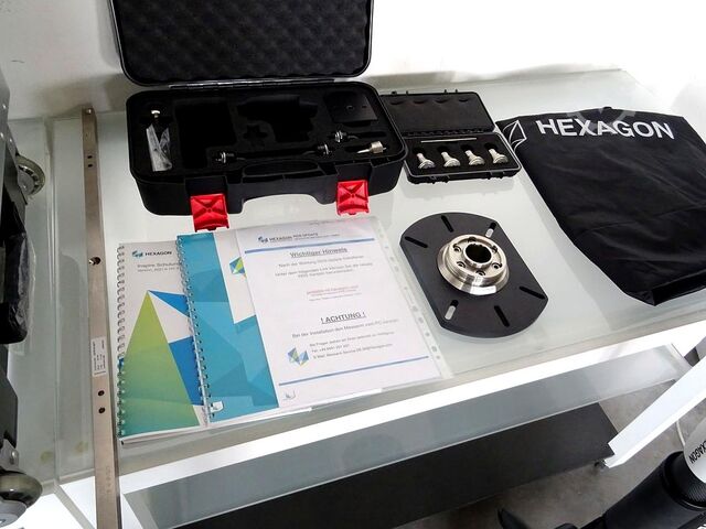 Lengan pengukur 7 sumbu Hexagon Absolute Arm V2P 8528, 7-axis
