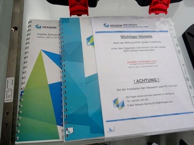 Lengan pengukur 7 sumbu Hexagon Absolute Arm V2P 8528, 7-axis