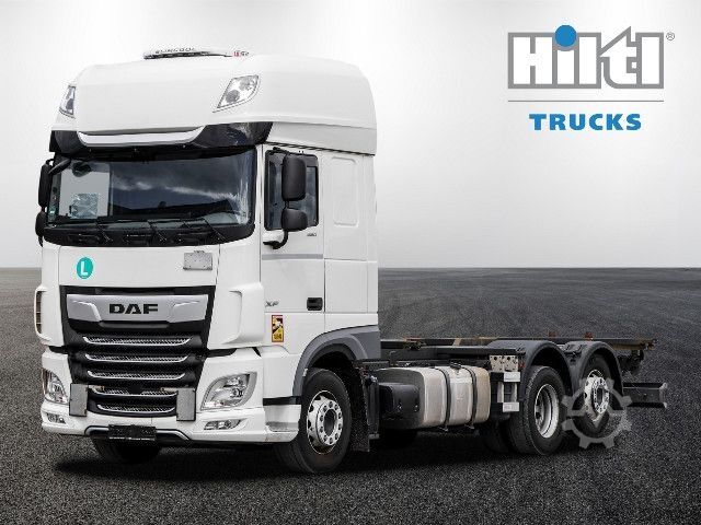 شاحنة ذات هياكل قابلة للتبديل DAF XF 480 FAN SSC BDF + INTARDER + 2x TANK + PCC