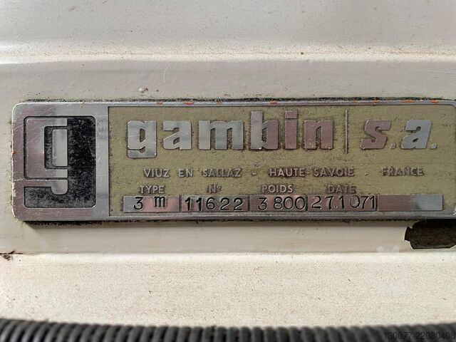 GAMBIN 3M universal milling machine GAMBIN 3M
