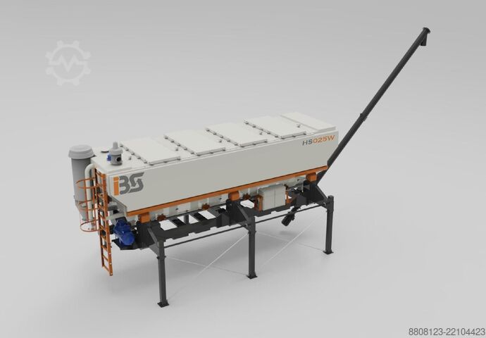 HS025 型卧式水泥仓，容量 25 立方米 IBS HS025 Horizontal Cement Silo 25 m³