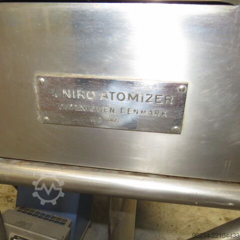 800mm x 600mm Niro स्टेनलेस स्टील स्प्रे ड्रायर NIRO SPRAY DRYER