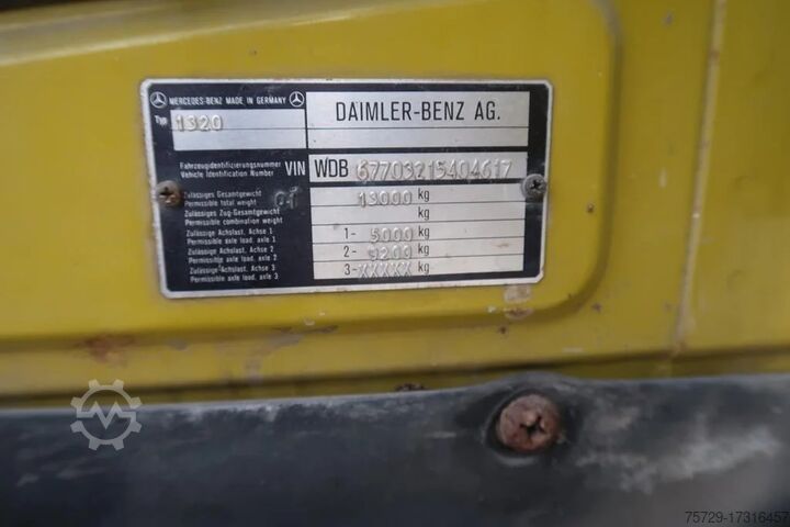 Kamion za otkači Mercedes-Benz SK 1320 SK1320 - 1988 - Side tipper  - Meiller ...
