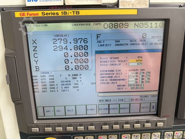 CNC turning and milling center BIGLIA B301 YS