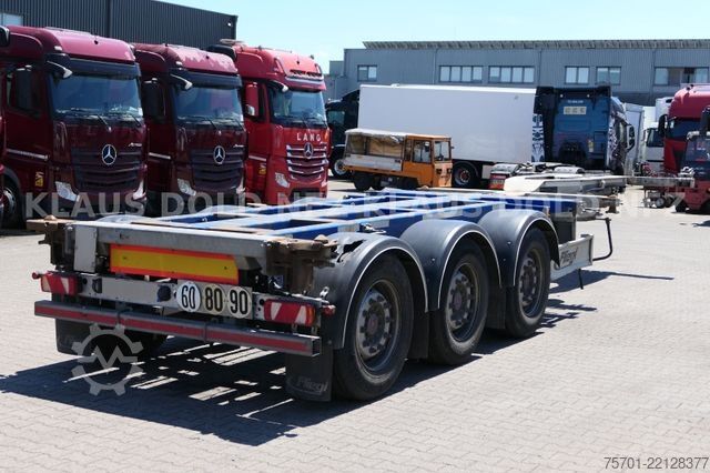 Semirremolque con caja intercambiable FRUEHAUF BDF Multi-Chassis Liftachse SAF-Achsen