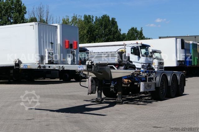 Semirremolque con caja intercambiable FRUEHAUF BDF Multi-Chassis Liftachse SAF-Achsen