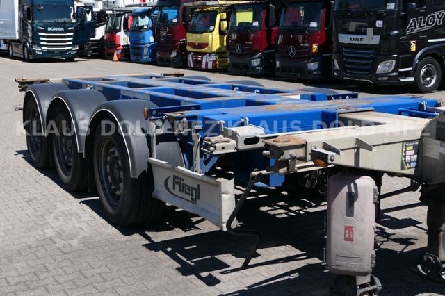 Semirremolque con caja intercambiable FRUEHAUF BDF Multi-Chassis Liftachse SAF-Achsen