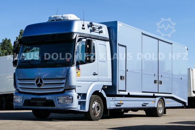 Camión portacoches MERCEDES-BENZ Atego 924 geschloss. Autotransporter Standklima