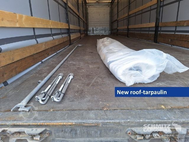 Отворено полуремарке с брезент Schmitz Cargobull Curtainsider Mega