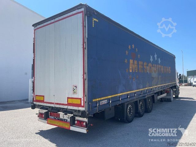 Semi-reboque aberto com lona Schmitz Cargobull Semitrailer Curtainsider Mega