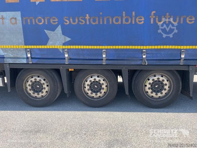 Semi-reboque aberto com lona Schmitz Cargobull Semitrailer Curtainsider Mega