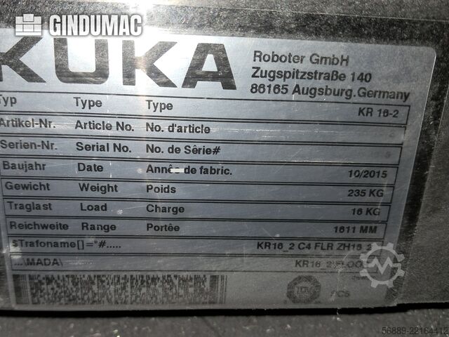 KUKA PWG + szyna PSD-B / KR 16-2 KUKA PWG + PSD-B-Schiene / KR 16-2