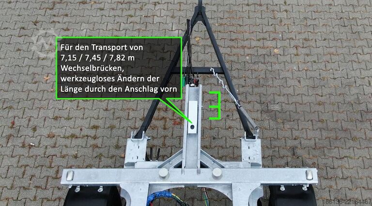 Anhänger-Wechselfahrgestell Fliegl 2-Achs Wechselanhänger ZWP 180 Jumbo-ZL