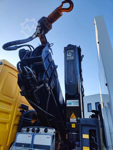 Loading platform MAN TGM 18.250 Open box + HIAB 166-3