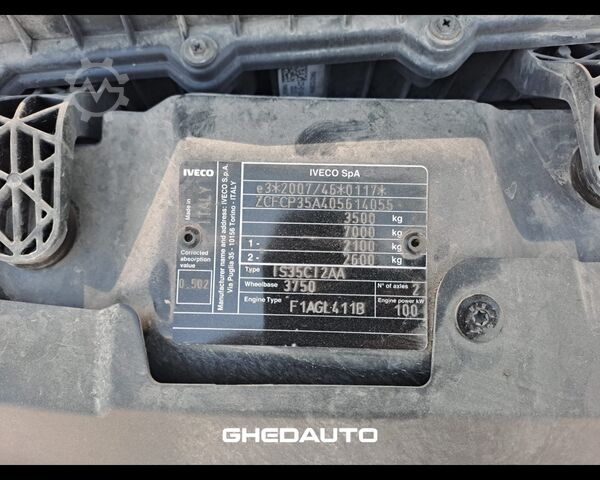 मिनिबस IVECO 35C14H BOX