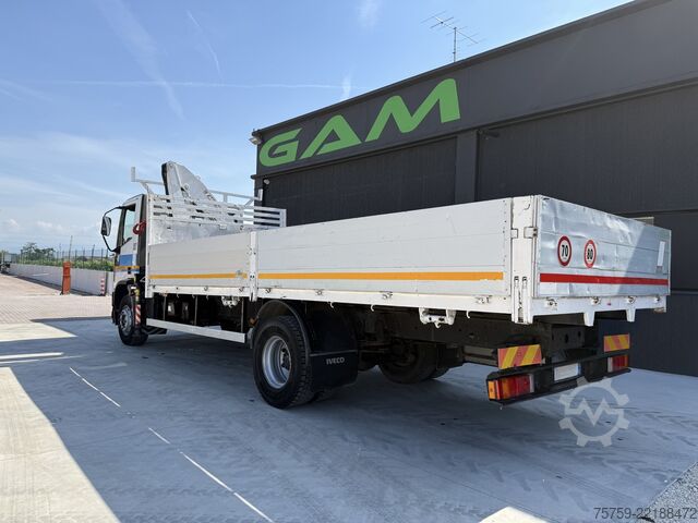 Tovorna dvigalka na tovornjaku Iveco Eurocargo 150E18 Pritsche+Kran Amco Veba