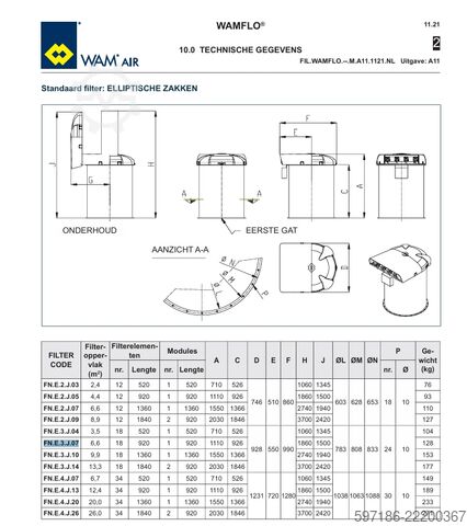 филтърна система wam Wamflo