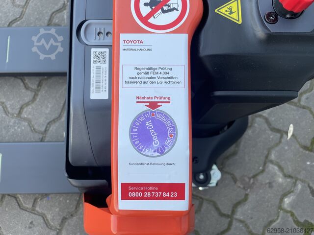 Düşük kaldırmalı transpalet, transpalet Toyota Tyro LHE150 | FABRIKNEU 2025