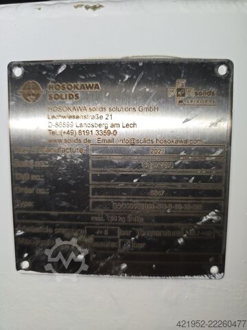 Gravimetriskā precīzijas dozēšanas iekārta HOSOKAWA solids solutions GmbH DSA 45