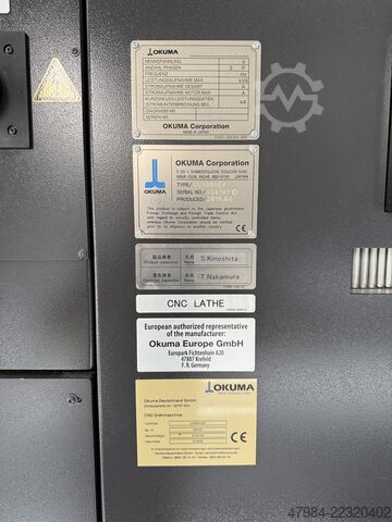 CNC-Drehmaschine OKUMA LU 3000 EX 2 SIMUL TURN