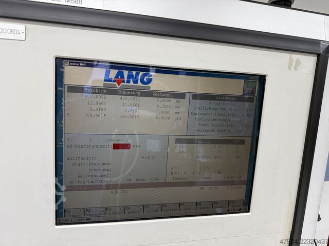 CNC grawerko-frezarka LANG RM 400 S/Y
