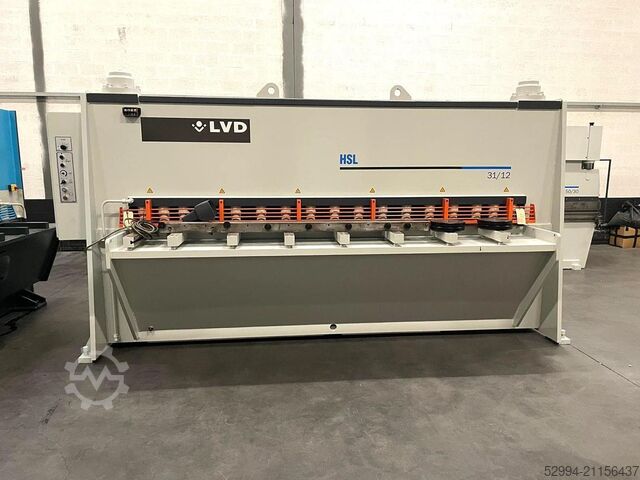 हाइड्रोलिक गिलोटिन कैंची LVD HSL 3100 x 12 mm