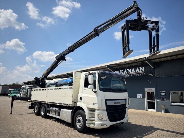 Autožeriav DAF CF 460  6x2  Baustoff Palfinger PK18001L
