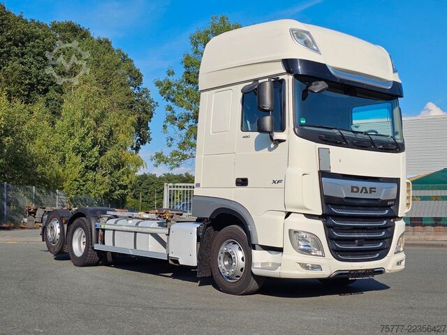 Maināms virsbūves kravas automobilis DAF XF 480 SSC-Multiwechsler BDF-INTARDER-Lenk +Lift