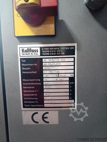 Shrinking equipment KALLFASS KC 5040/450 Universal