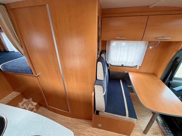 Halvintegreret autocamper HYMER/ERIBA Van 572 - Einzelbetten - Garage - Klima -