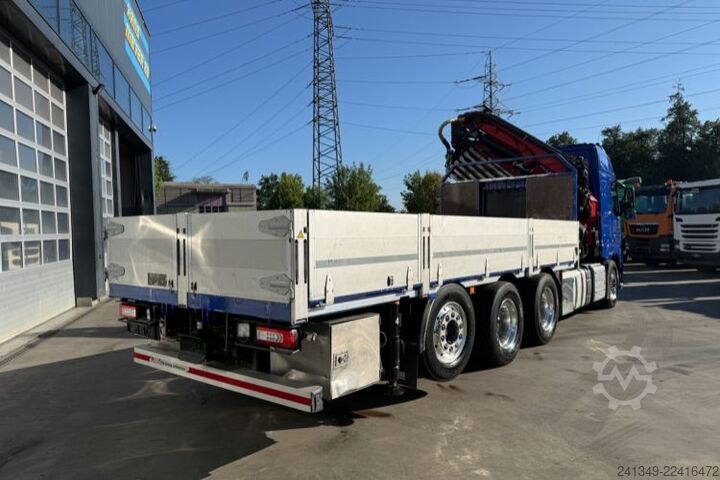 Γερανός τοποθετημένος σε φορτηγό VOLVO FM-500 8x4 HMF5030 Flyjib & Troil