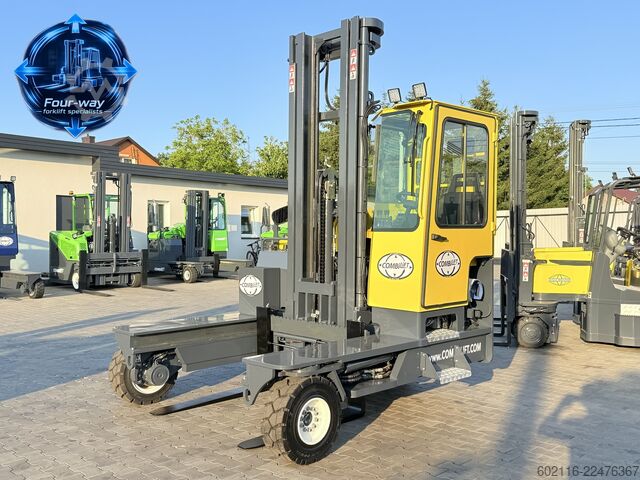 Dört yollu forklift Combilift C5000 XL GAS TRIPLEX 6920 FORK POSITIONE