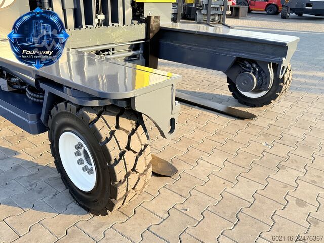 Dört yollu forklift Combilift C5000 XL GAS TRIPLEX 6920 FORK POSITIONE
