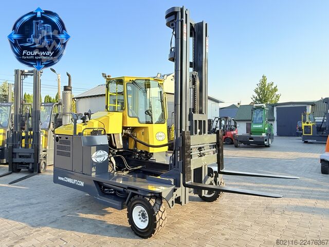 Dört yollu forklift Combilift C5000 XL GAS TRIPLEX 6920 FORK POSITIONE