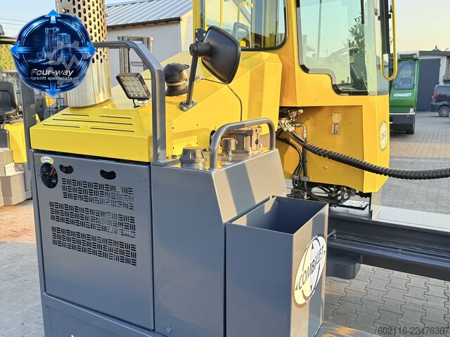 Dört yollu forklift Combilift C5000 XL GAS TRIPLEX 6920 FORK POSITIONE